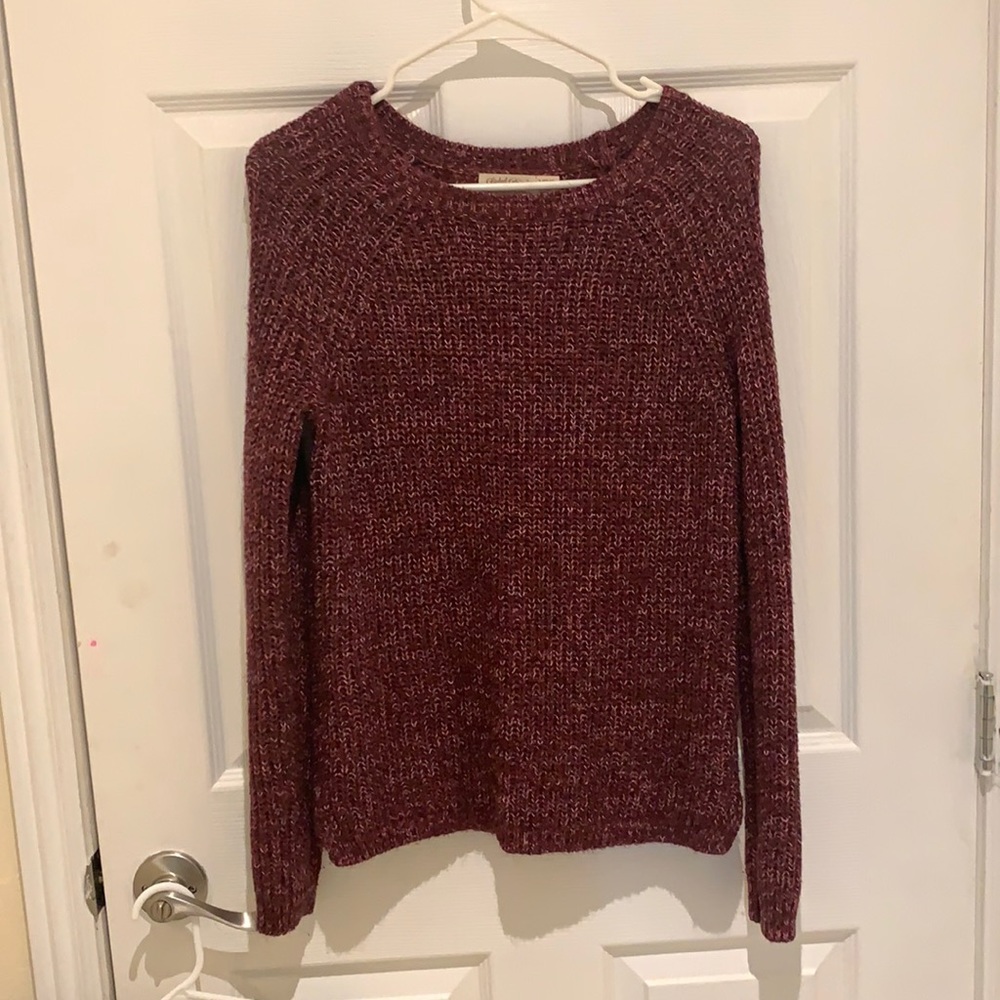 Burgundy sweater